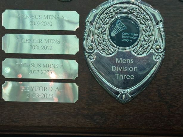 Oxford League 3 Winners - 2023-24